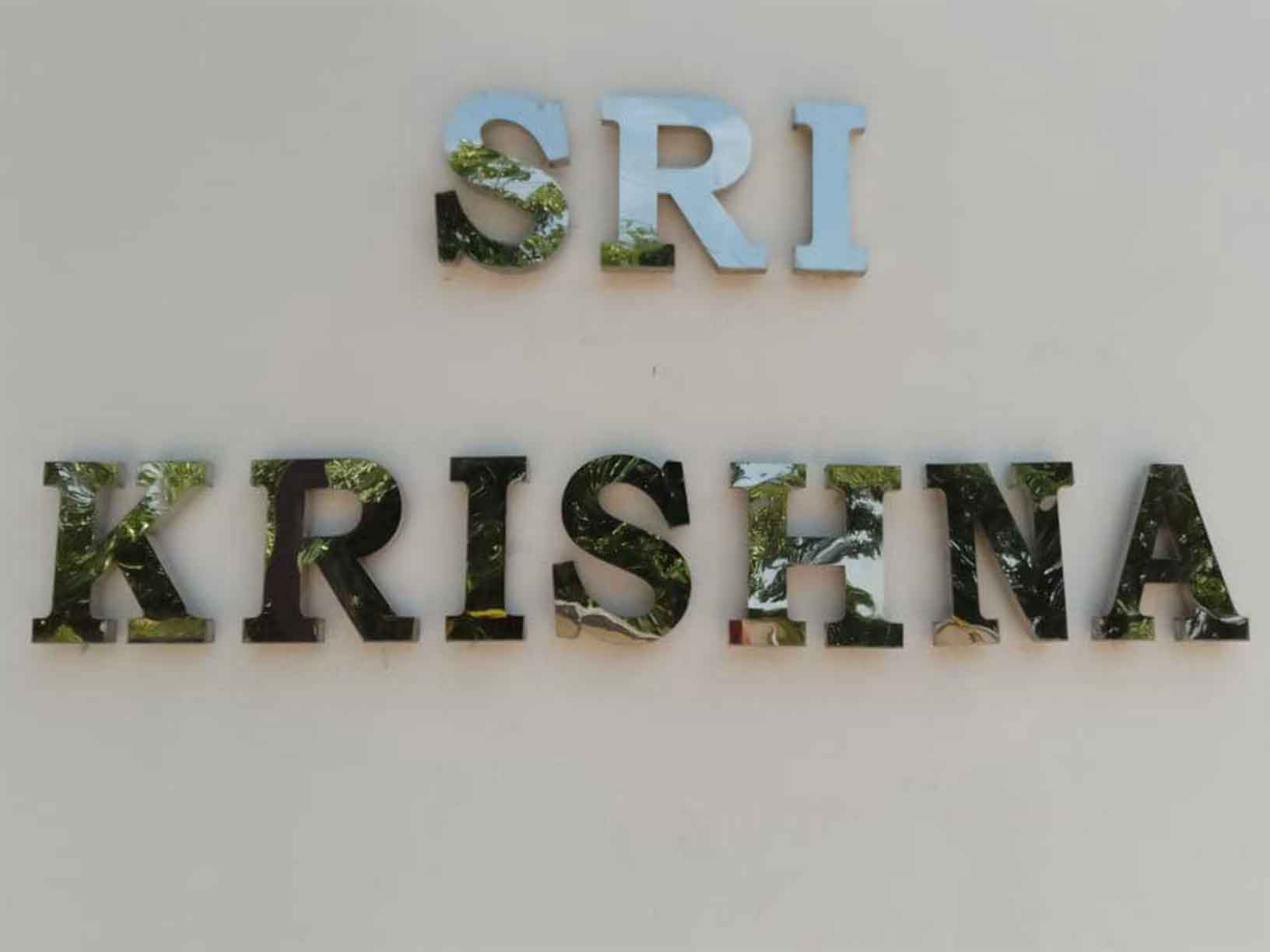 Brass Letter Name Board